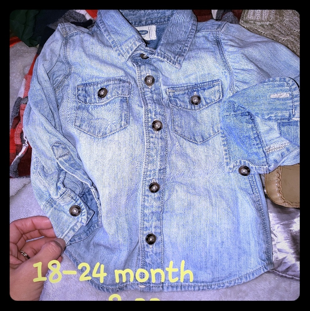Jean shirt boys